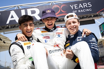 Sebastián Montoya disputó su primer Gran Premio de la F3 en 2024 - crédito @CamposRacing/X