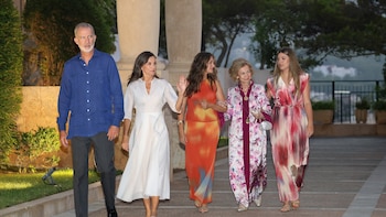 Así ha sido la tradicional recepción de la Familia Real en el Palacio de Marivent