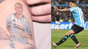 Hincha de Racing se hizo