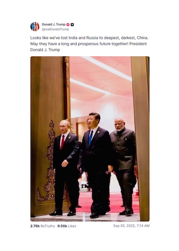 El mensaje de Donald Trump