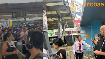 Usuarios del Metropolitano enfrentaron una