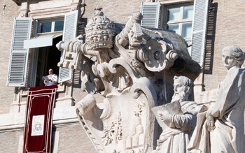 El papa Francisco durante el