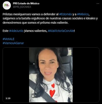 Alejandra del Moral aseguró que