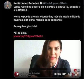 La senadora panista no quiere