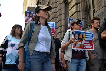 Silvia Saravia, dirigente nacional de