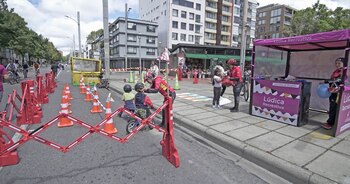 Ciclovía en Bogotá 31 de diciembre de 2023