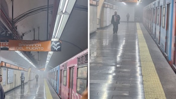 Reportan presencia de humo en