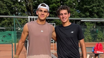 Nicolás Baena ya entrena en París: juvenil peruano alista su preparación de cara a Roland Garros junior