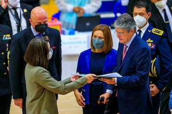 El presidente de Ecuador, Guillermo