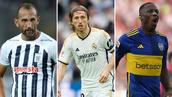 Hernán Barcos, Luka Modric y