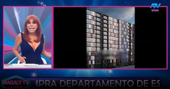 Melcochita habría pagado al contado su nuevo departamento, pero sus hijas cuestionan que esté a nombre de Heydi. Captura: Magaly TV La Firme.