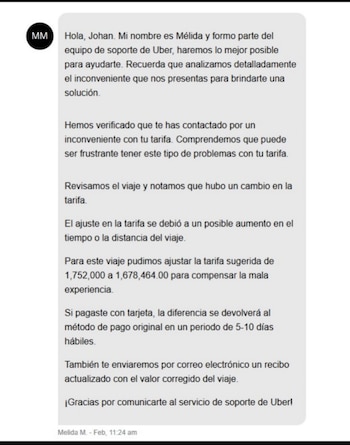 Quando são encontradas cobranças incomuns,