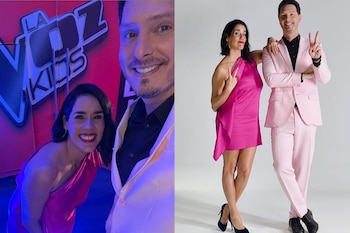 Gianella Neyra y Cristian Rivero