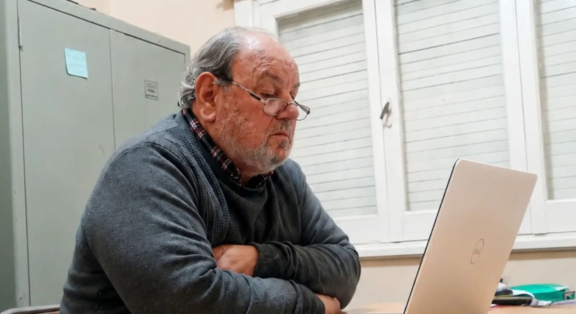 Luis Pérez, el secretario general del Sindicato del Personal de Dragado y Balizamiento de Bahía Blanca (Instagram: sipedybbahia)