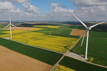 Turbinas de energía eólica en