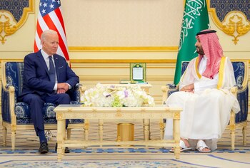 Joe Biden y Mohamed bin