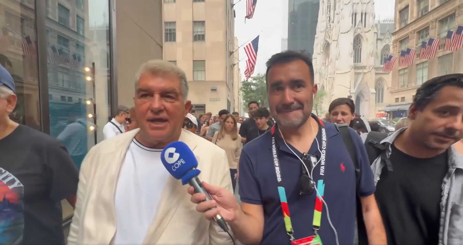 Joan Laporta se pronuncia sobre la final del Mundial: “Si el árbitro se impone, la selección española tendrá más posibilidades de ganar”