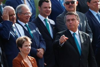 Brazil's President Jair Bolsonaro and