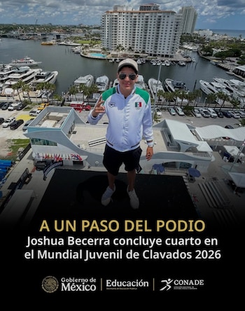 Joshua Becerra se quedó cerca de subir al podio en Croacia (CONADE)