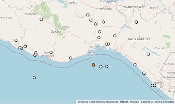 Temblor reportado en Oaxaca.
(SSN)