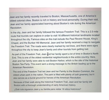 Ejercicio de comprensión del idioma