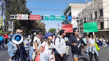 Las manifestantes exigieron avances a