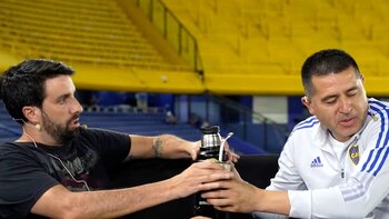 Juan Román Riquelme se emocionó