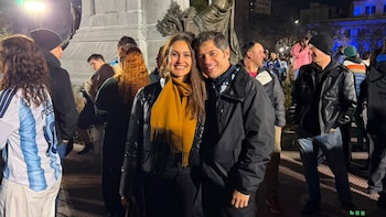 Festejos de Axel Kicillof por el Mundial 2026
