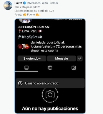 Jefferson Farfán eliminó su cuenta