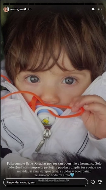 Wanda Nara compartió una tierna