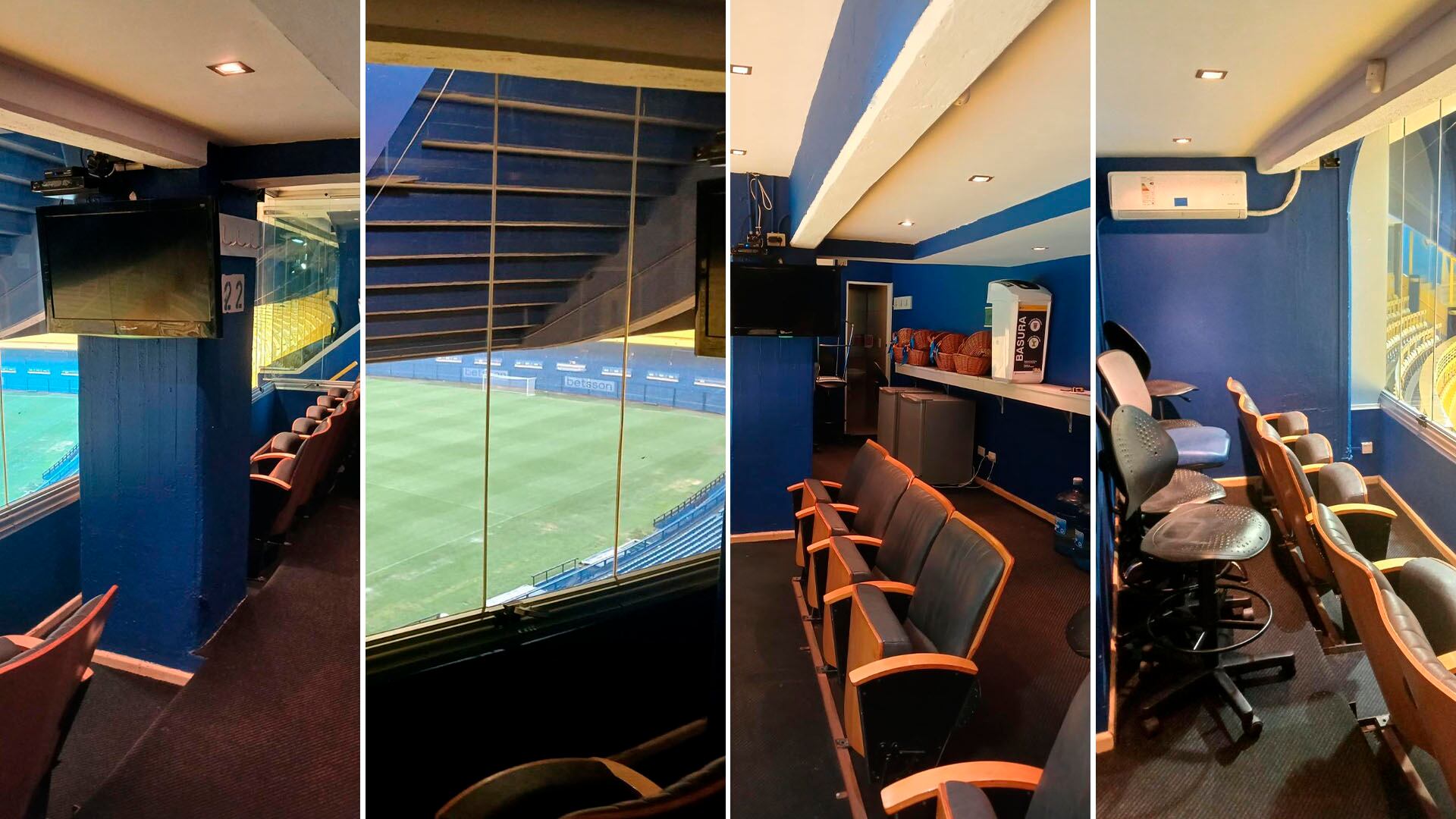 Así eran los palcos de la Platea Media