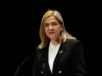 La infanta Cristina en una