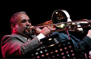 El legendario trombonista y cantante