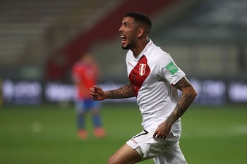 Sergio Peña, autor del segundo gol ante Chile en Lima, salió del equipo por lesión. (Foto: FPF).