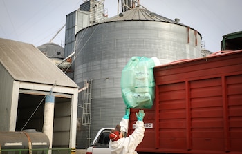 Recepción de envases de fitosanitarios vacíos en los Centros de Almacenamiento Transitorio