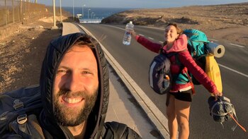 La pareja de argentinos se