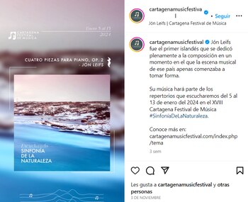 Abrebocas de los artistas que