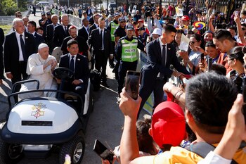 El papa Francisco en Ulán