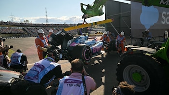 Franco Colapinto protagonizó un accidente en la segunda práctica del Gran Premio de Hungría