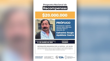Recompensa por información sobre el exguerrillero chileno Galvarino Sergio Apablaza