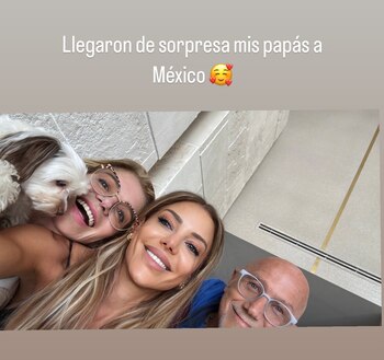 Evangelina Anderson y sus padres