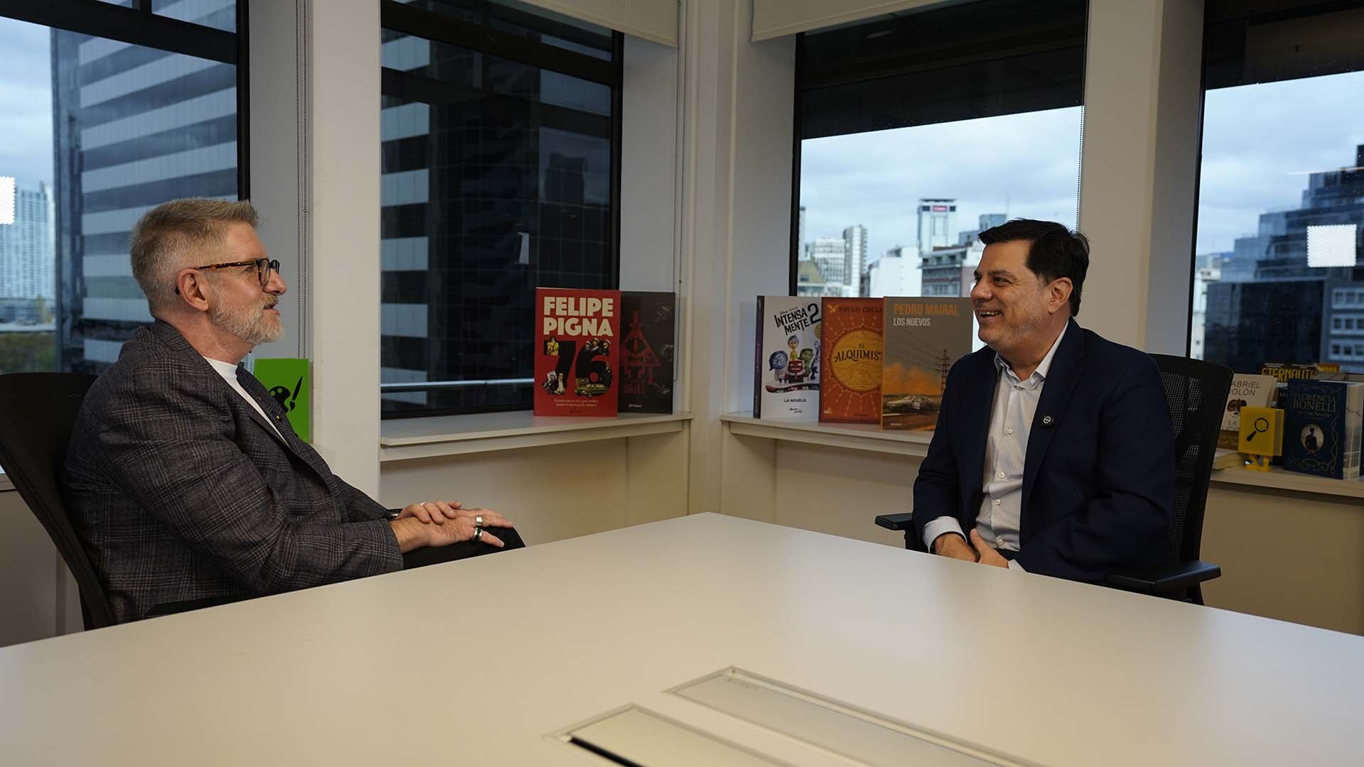 José Calafell en diálogo con Luis Novaresio para este entrevista sobre presente y futuro de la industria editorial