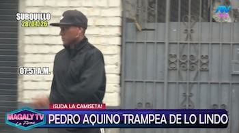 Pedro Aquino en el ojo de la tormenta tras ampay con ‘La Chocolatita’. Captura: Magaly Tv La Firme.