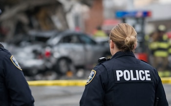 El accidente ocurrió al mediodía