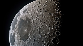 La luna muestra una parte distinta de su cara cada semana (Imagen Ilustrativa Infobae)