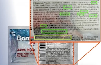 Existen varias características que permiten diferenciar el producto falsificado del original, como errores de ortografía en el empaque, menor nitidez, entre otras - crédito Invima