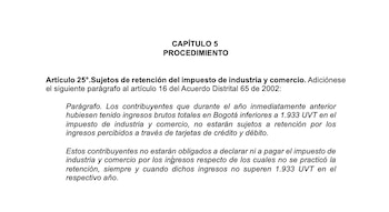 La Secretaría trabaja con los ponentes en ajustes a la redacción del artículo para evitar nuevas confusiones sobre el ICA - crédito @CadenaAnaMa/X