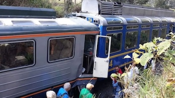 Choque de trenes rumbo a