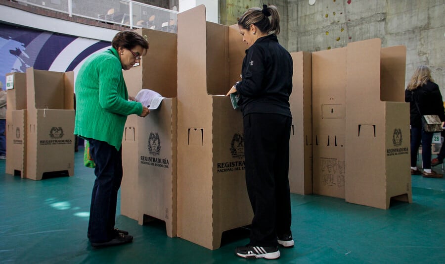 Auxiliares administrativos supernumerarios apoyarán la logística de la primera vuelta presidencial en Colombia, con contratos temporales entre el 26 de mayo y el 4 de junio de 2026 - crédito Mauricio Alvarado/Colprensa