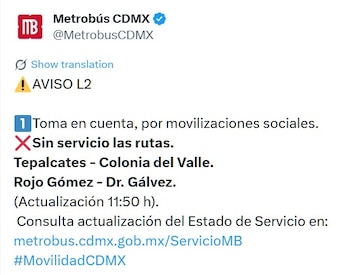 Avance en tiempo real de